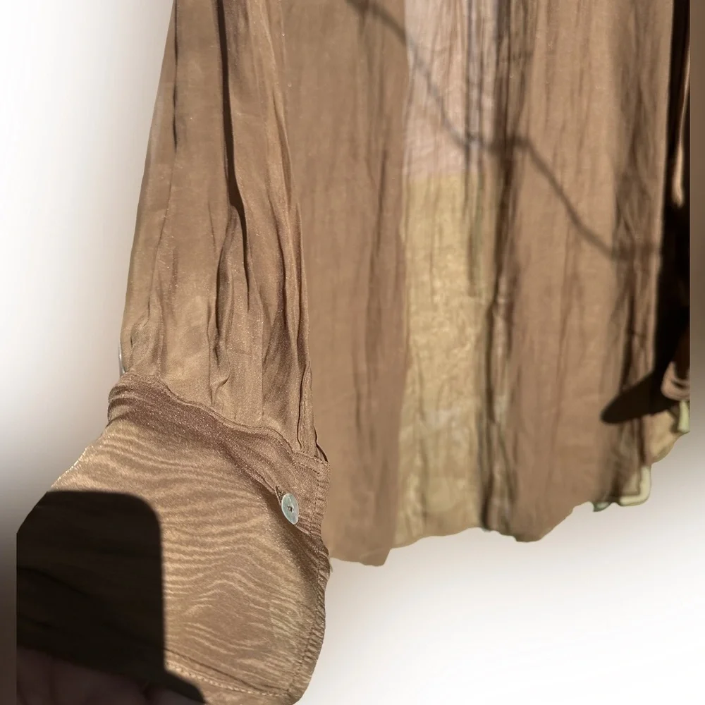 ZARA semi sheer shirt - Picture 8 of 14